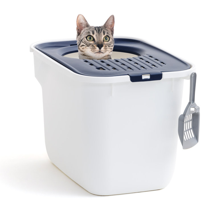 Moderna top outlet entry litter box